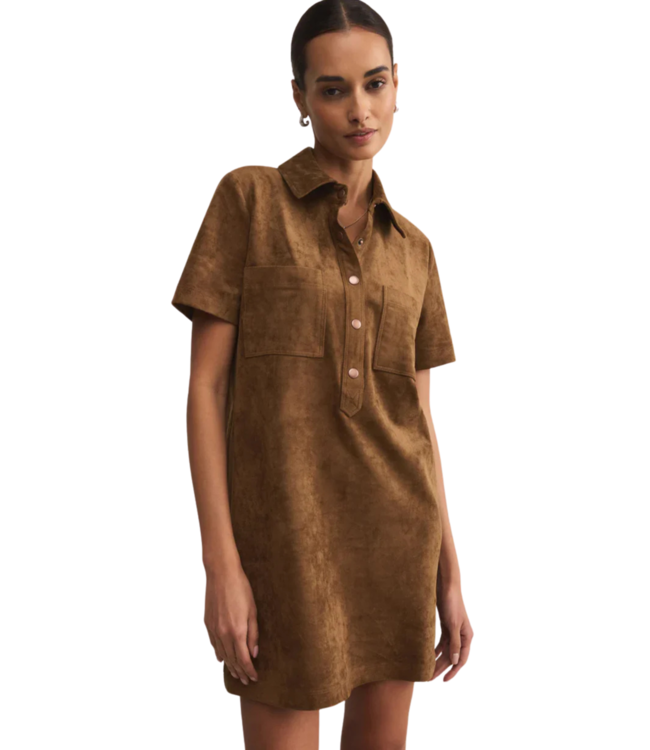 Z Supply Kellie Suede Mini Dress