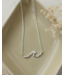 Glee Tiny Wave Necklace  *silver + gold