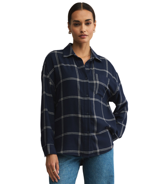 Z Supply River Plaid Top