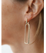 Glee Twofold Earrings Tall *gold + silver