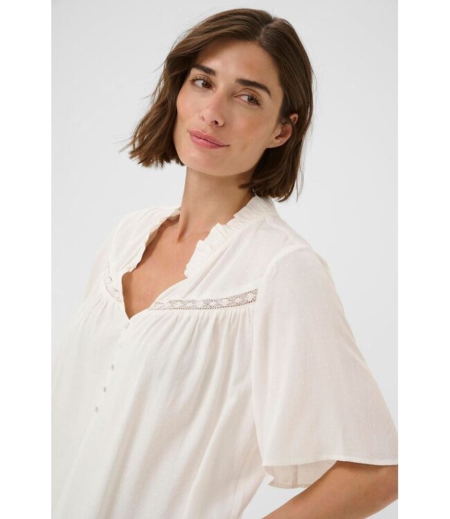 Culture Coda Shirt  *white + rose