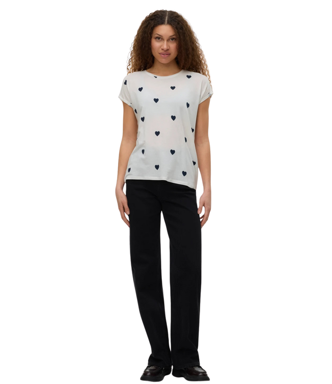 Vero Moda Ava Heart Tee (L)