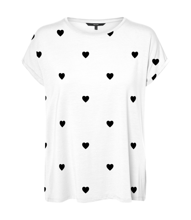 Vero Moda Ava Heart Tee (L)