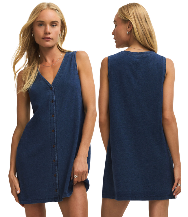 Z Supply Solace Denim Dress  (M + L)