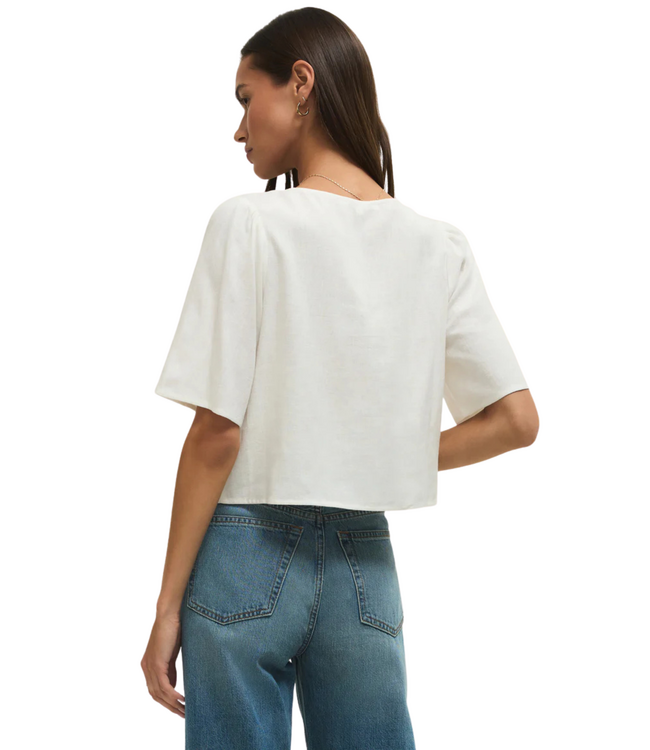 Z Supply La Belle Linen Top