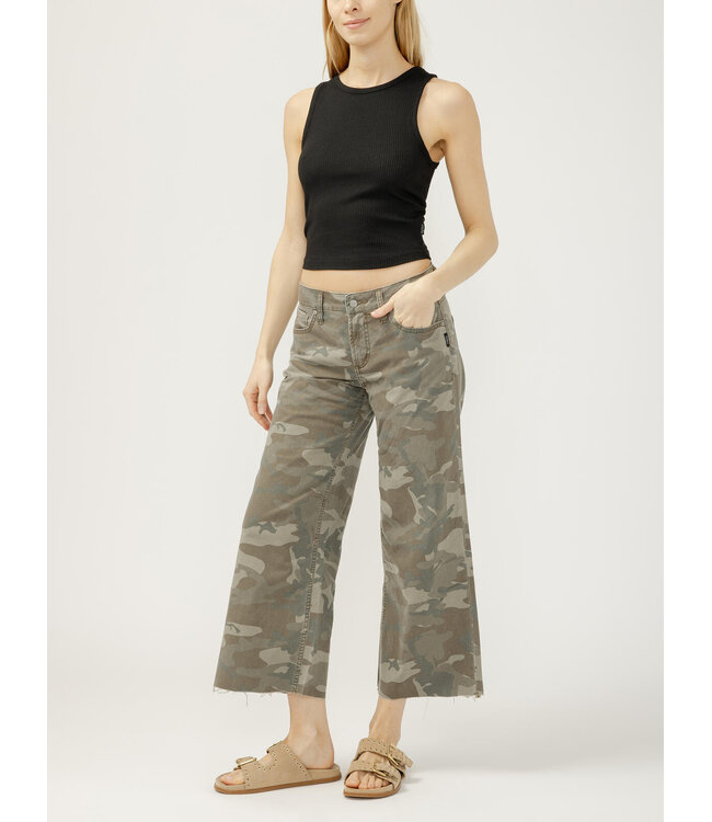 Silver Jeans Suki Wide Leg Crop