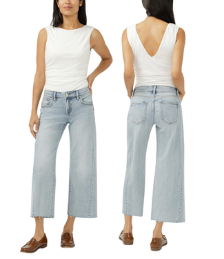 Silver Jeans Suki Wide Leg Crop