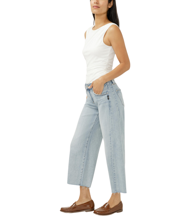 Silver Jeans Suki Wide Leg Crop