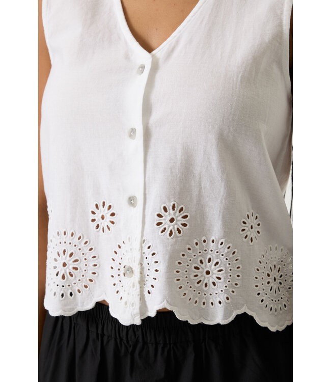 Garcia Isla Linen Tank
