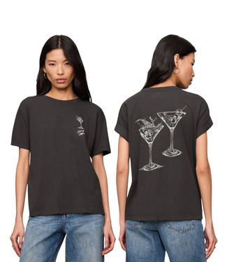 Z Supply Martini "out of office" Boyfriend Tee