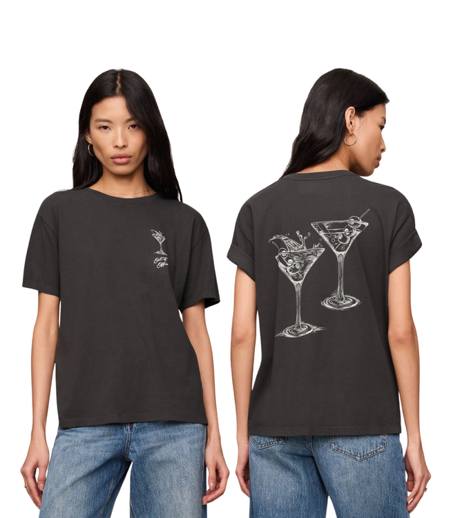 Z Supply Martini "out of office" Boyfriend Tee