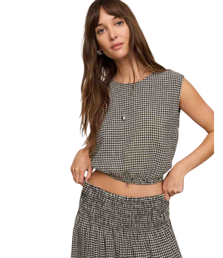 Z Supply Merit Gingham Top (PREORDER)