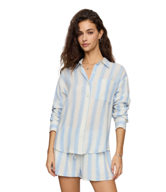 Z Supply Perfect Striped Button Up