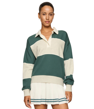 Z Supply Study Break Polo Sweatshirt
