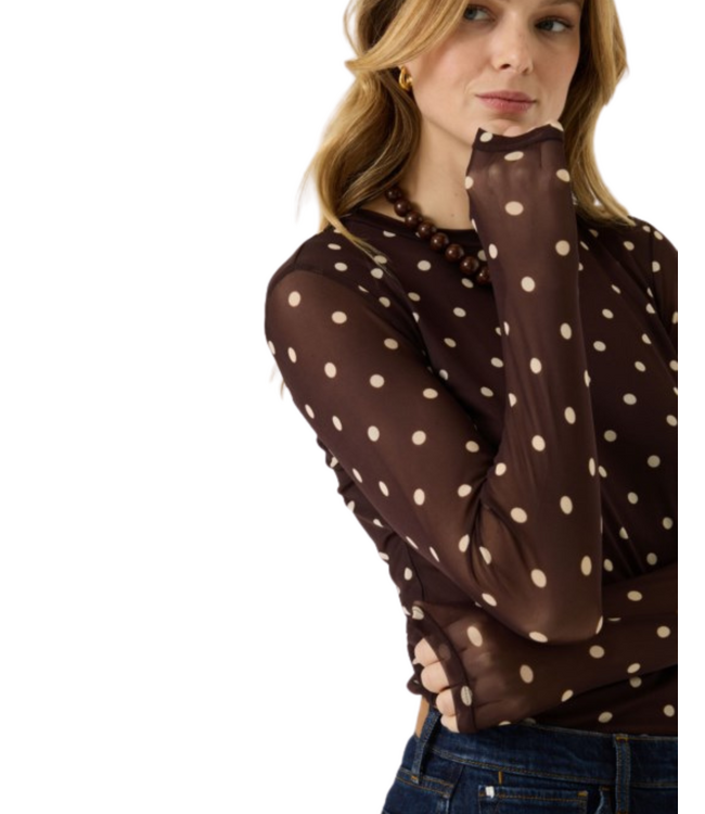 Garcia Seeing Spots Mesh Top