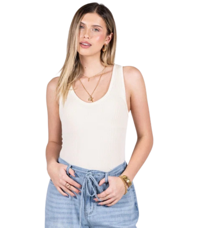 C'est Moi Textured Tank (4 colours)