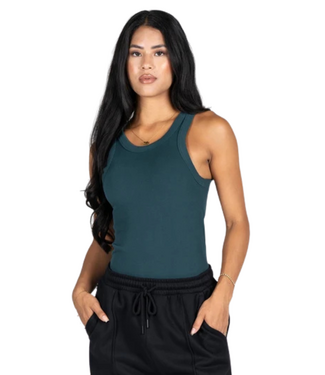 C'est Moi Bamboo Rib Crew Tank (4 colours)