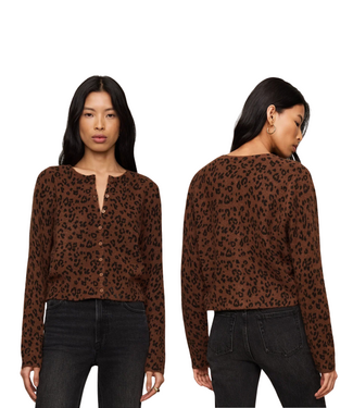 Z Supply Medina Leopard Cardi