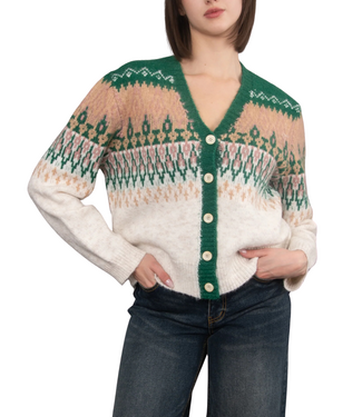 RD Style Jacquard Cardi