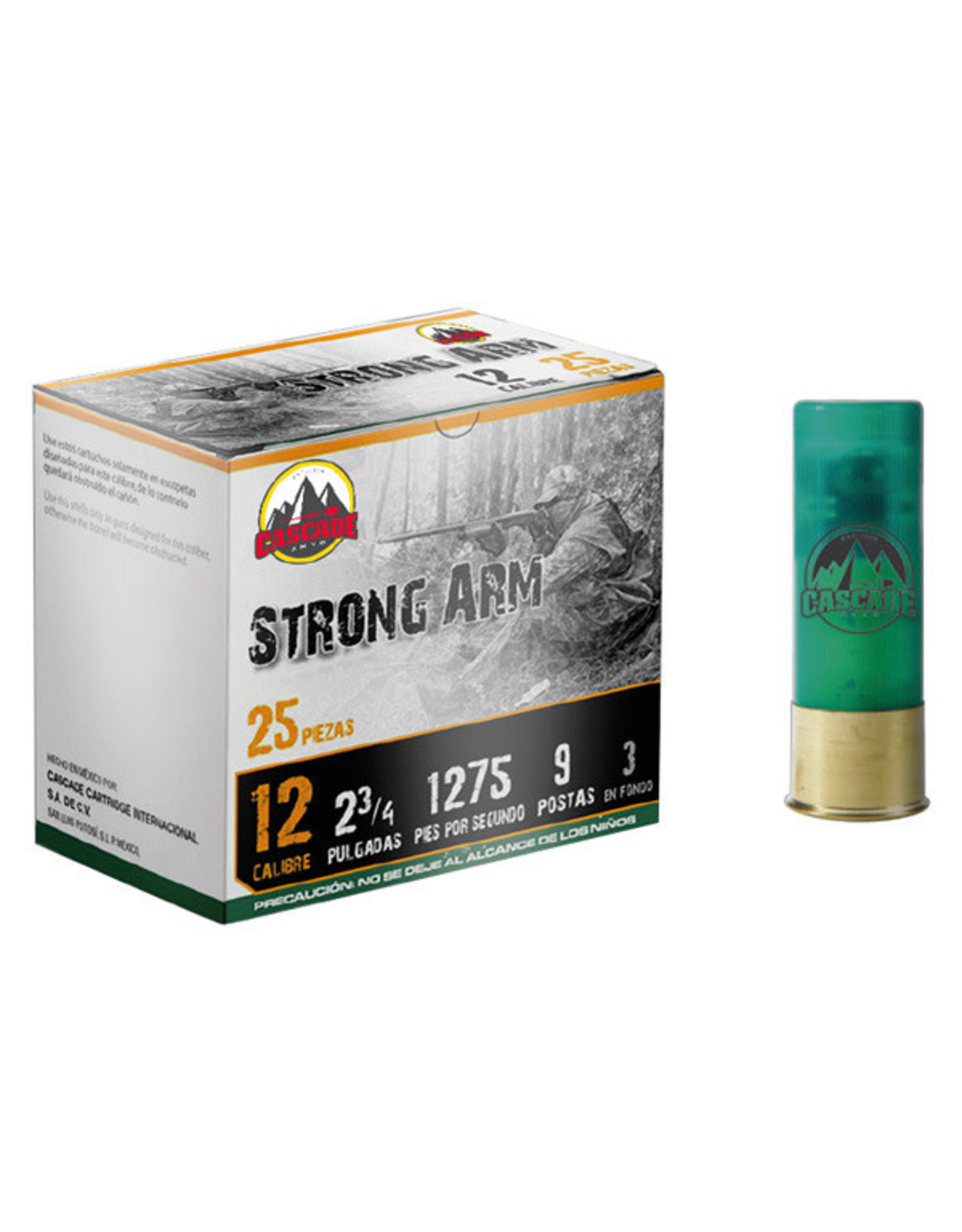 Cascade Ammo Cascade - 12ga 2-3/4" Buck Strong Arm - #00-9 - 25ct