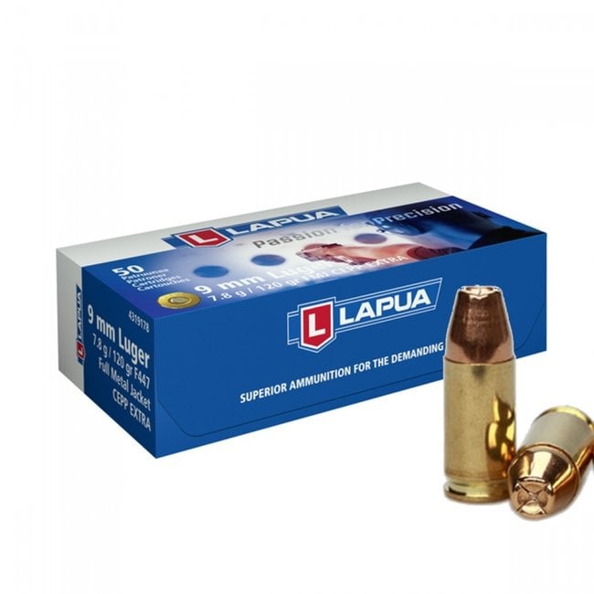 Lapua - 9mm - 120gr CEPP Extra - 50ct