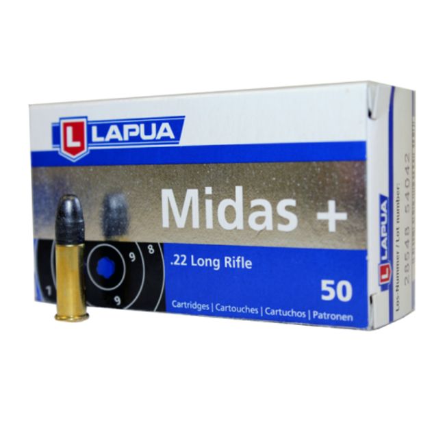 Lapua - 22LR - 40gr Midas+ - 50ct