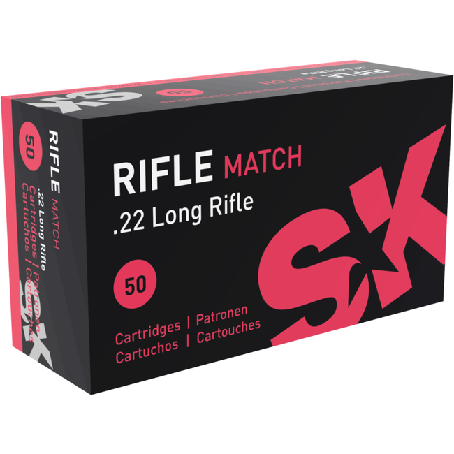 SK - 22LR - 40gr LRN Rifle Match - 50ct