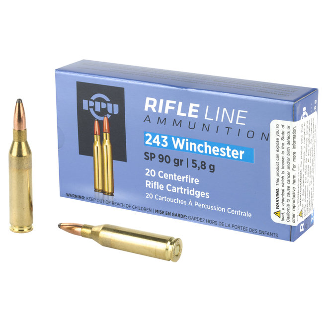 Prvi Partizan - 243 Win - 90gr SP - 20ct