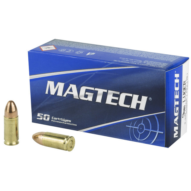 Magtech - 9mm Luger - 124gr FMJ - 50ct
