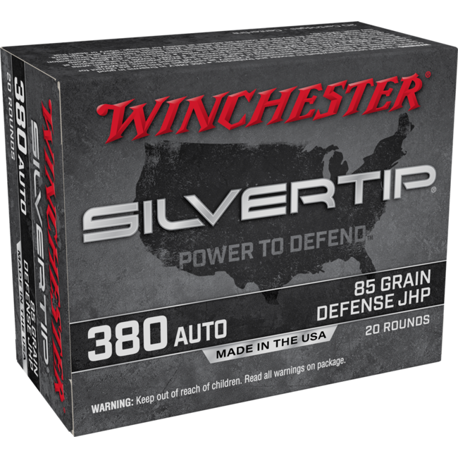 Winchester - 380 ACP - 85gr SilverTip HP - 20ct