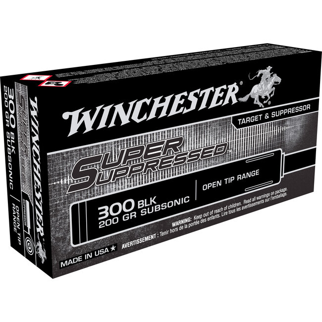 Winchester - 300 Blackout - 200gr Super Suppressed OT - 20ct