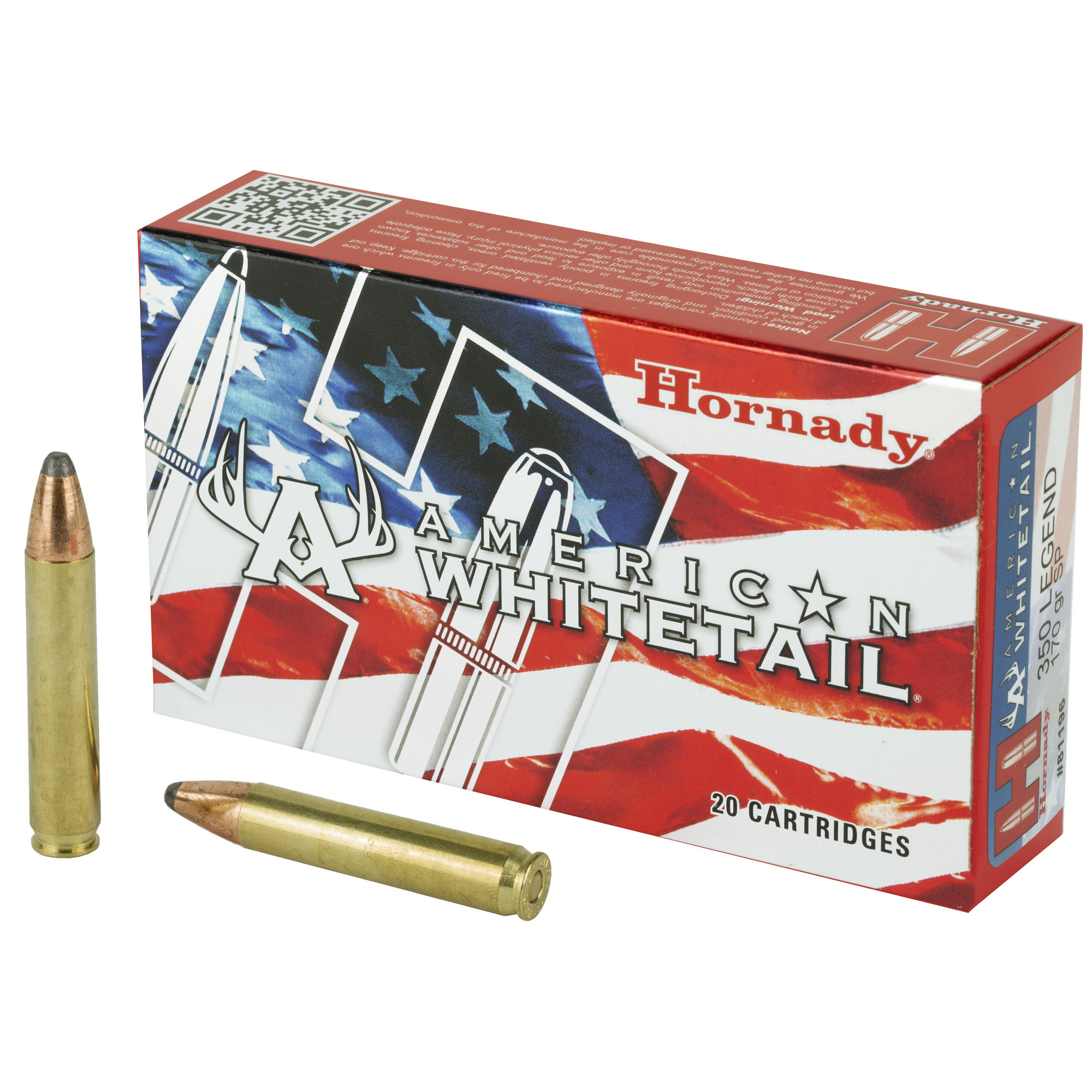 Hornady - 350 Legend - 170gr Interlock American Whitetail - 20ct 