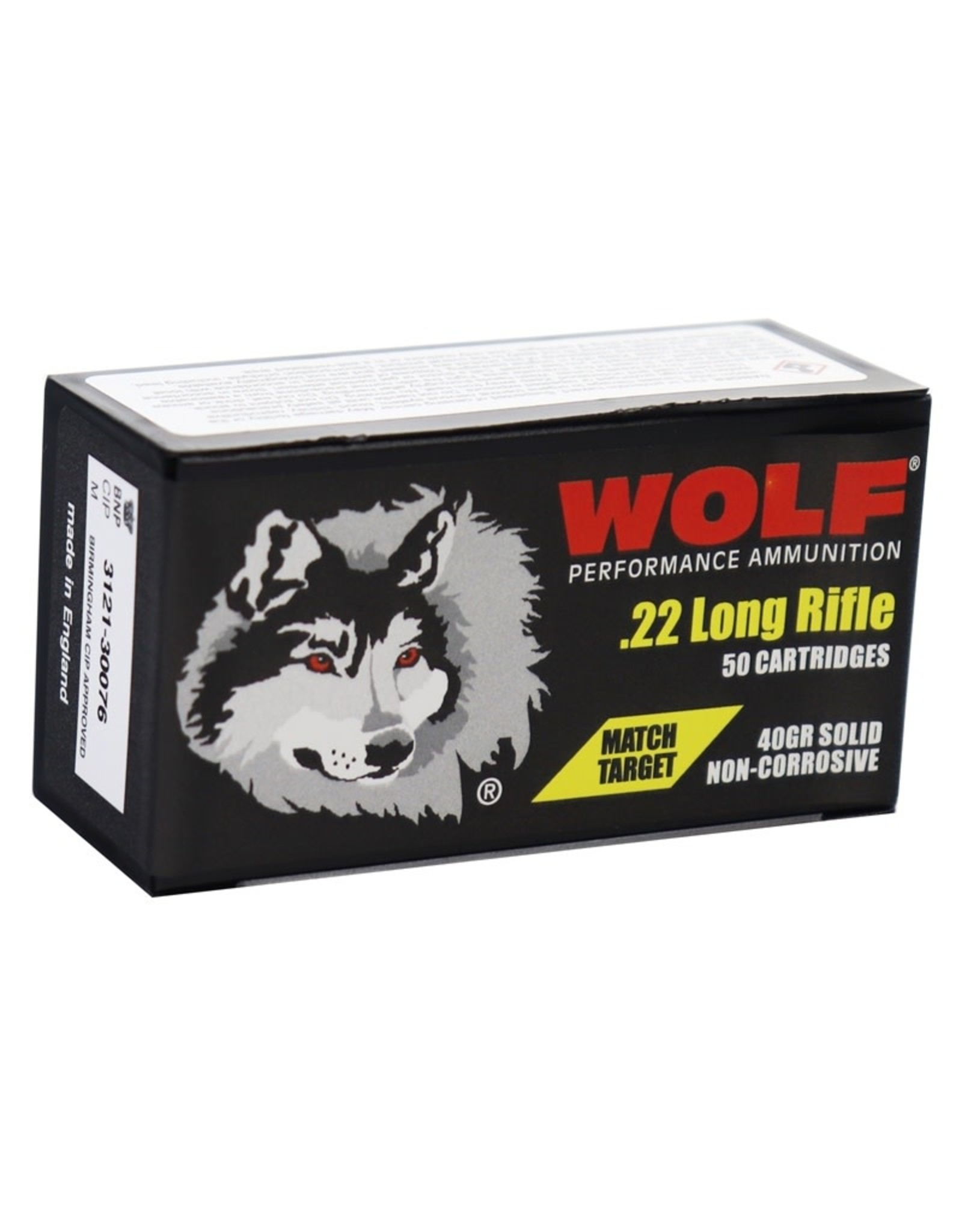 Wolf Wolf - 22LR - 40gr Match Target - 50ct