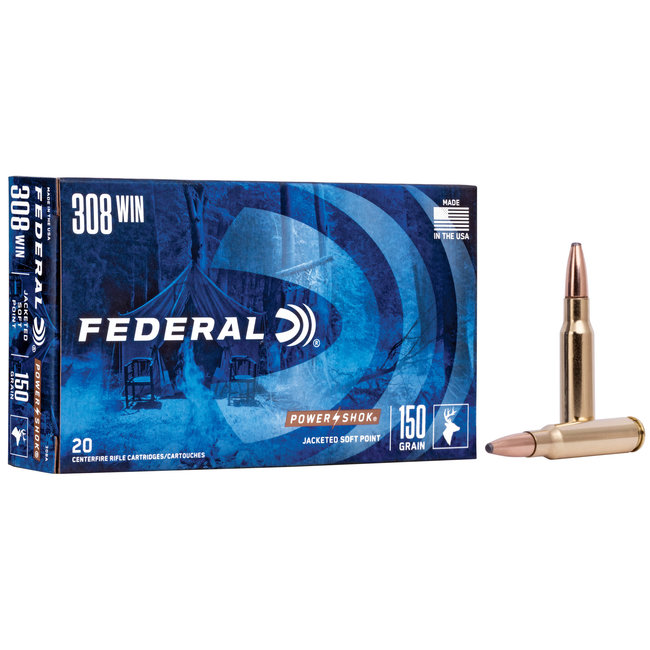 Federal - 308 Win - 150gr PowerShok SP - 20rd