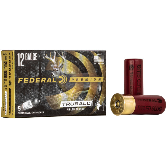 Federal - 12ga 2.75" TruBall - 1oz HP Slug - 5ct