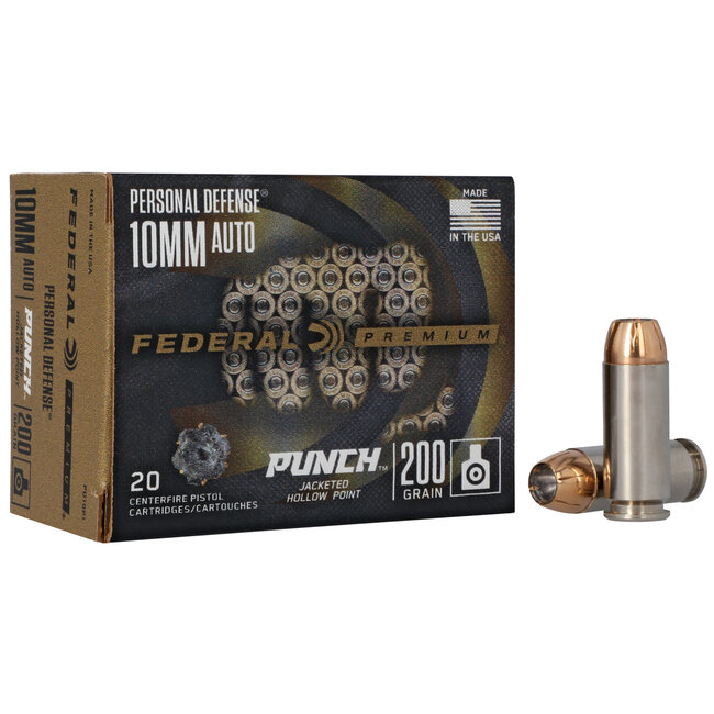 Federal - 10mm - 200gr Punch JHP - 20rd