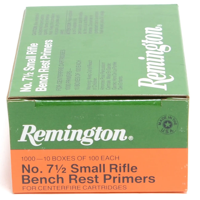 Remington - 7-1/2 Small Rifle Benchrest Primers - 1000ct - Bobcat Armament