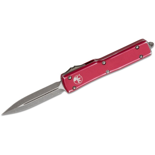 Microtech - UTX-70 - D/E - Distressed Red Apocalyptic Standard