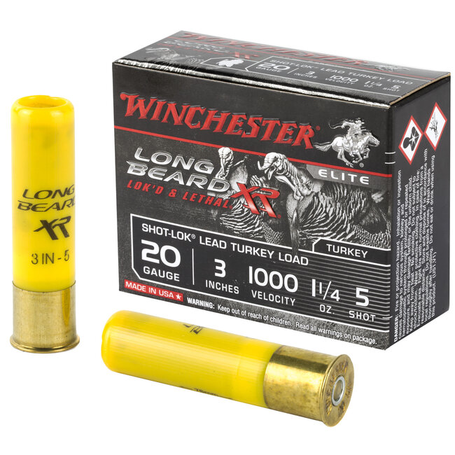 Winchester - 20ga - Long Beard XR 3" 1-1/4oz - #5 - 10ct