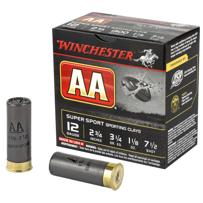 Winchester - 12ga AA SSSC - 2.75" 1-1/8oz #7.5 - 250rd