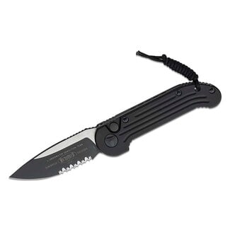 Microtech Microtech - L.U.D.T. - S/E - Tactical Black Partial Serrated