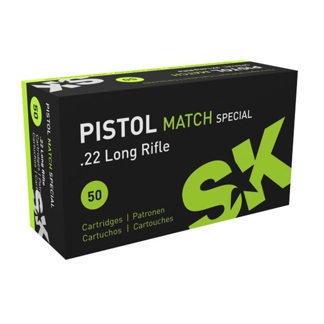 SK - 22LR - 40gr LRN Pistol Match Special - 50ct