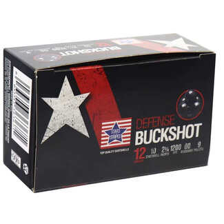 Stars and Stripes - 12ga 2-3/4" Buck - #00-9 - 10ct