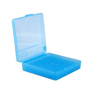 MTM Case Gard MTM Pistol Case - Blue Flip Top - 380/9 - 100rd