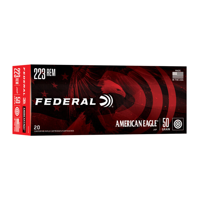Federal - 223 Rem - 50gr JHP - 20rd
