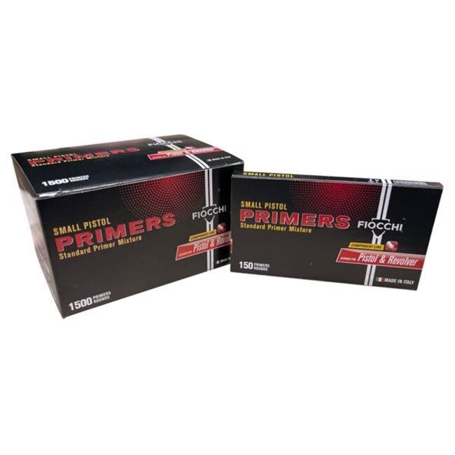Fiocchi - Small Pistol Primers - 1,500ct