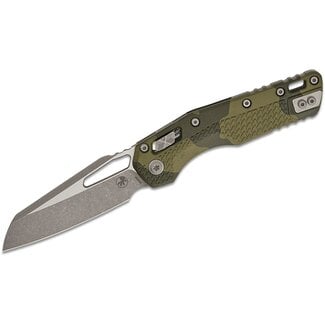 Microtech Microtech - MSI - S/E - Olive Camo Tri-Grip Apocalyptic Standard