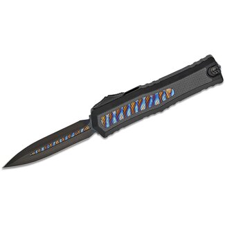 Microtech Microtech - Atreus - D/E - Marfione Custom Cryo Ice with Flamed Ti/MilSpec/CF Inlay