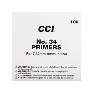CCI CCI Primers - 7.62mm Military (#34) 1000ct