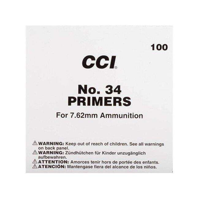 CCI Primers - 7.62mm Military (#34) 1000ct